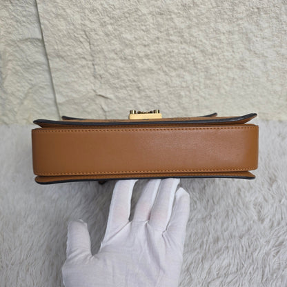 MCM Cognac Visetos Tracy Shoulder Bag (Pre-owned)