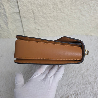 MCM Cognac Visetos Tracy Shoulder Bag (Pre-owned)