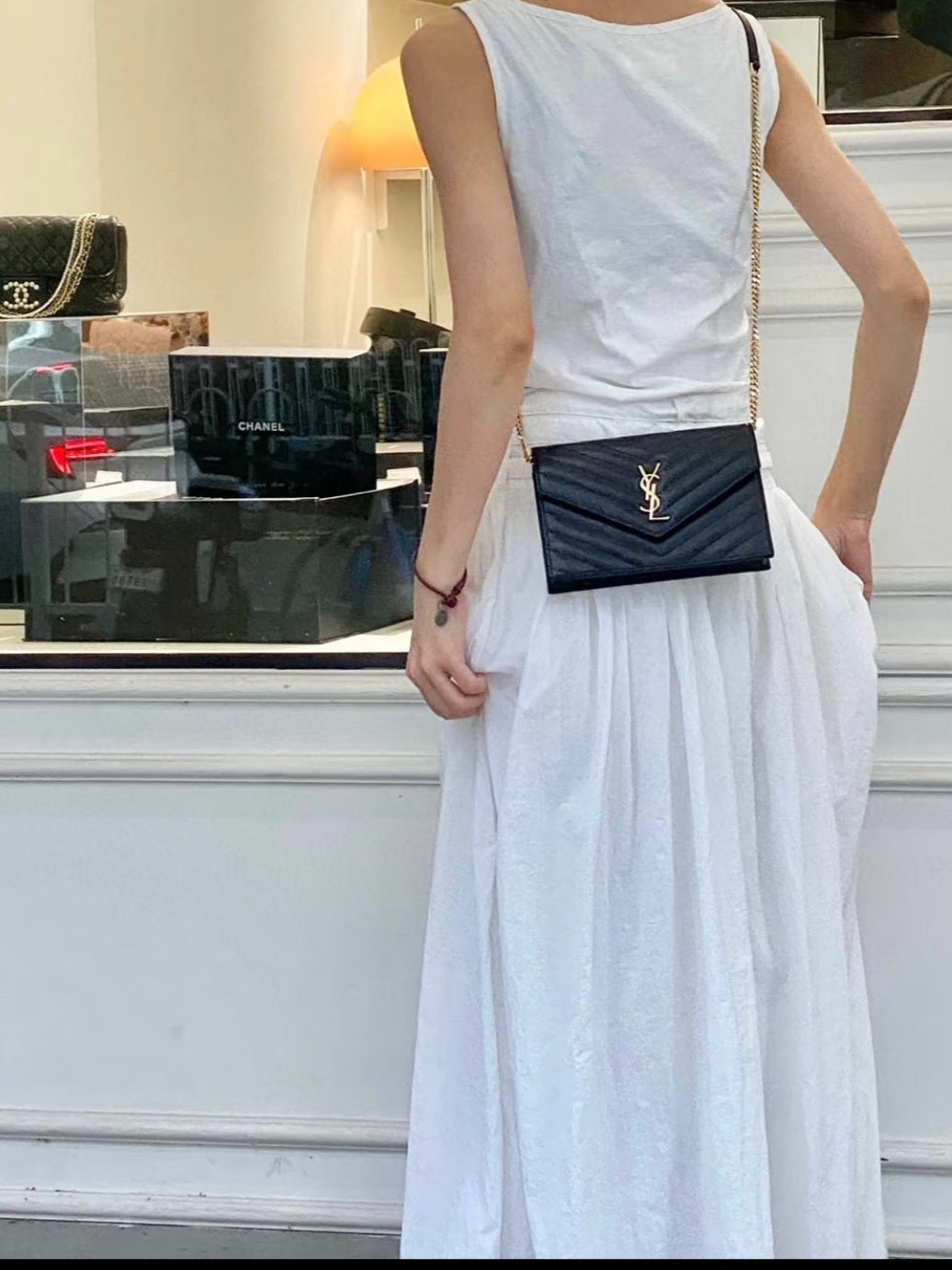 YSL Cassandre Chained Crossbody Bag (Pre-owned)