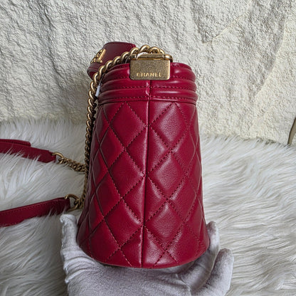 CHANEL Gabrielle-inspired Bucket Chain Bag (Pre-owned)