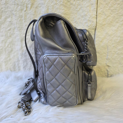 CHANEL Quilted Leather Backpack (Pre-Owned)