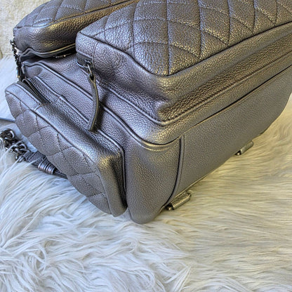 CHANEL Quilted Leather Backpack (Pre-Owned)