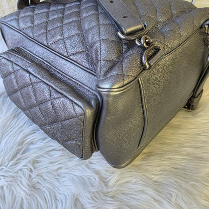 CHANEL Quilted Leather Backpack (Pre-Owned)