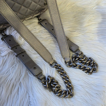 CHANEL Quilted Leather Backpack (Pre-Owned)