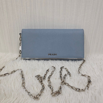 PRADA Saffiano 链条钱包（二手） 