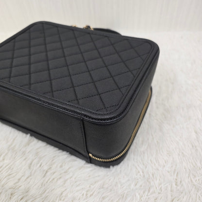 CHANEL CC Filigree Vanity Case Bag (Pre-Owned)