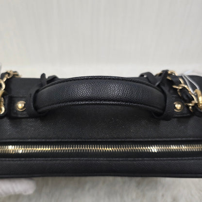 CHANEL CC Filigree Vanity Case Bag (Pre-Owned)