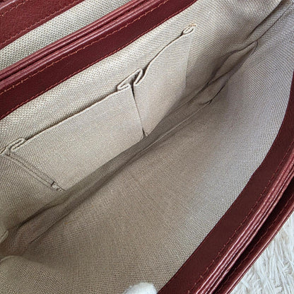 Gucci GG Supreme Canvas Messenger Crossbody Handbag (Pre-Owned)