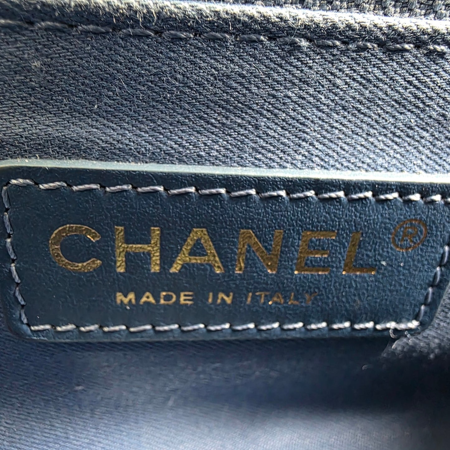 CHANEL Classic Flap Denim Graffiti Shoulder Bag (Pre-Owned)
