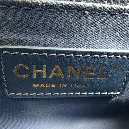 CHANEL Classic Flap Denim Graffiti Shoulder Bag (Pre-Owned)