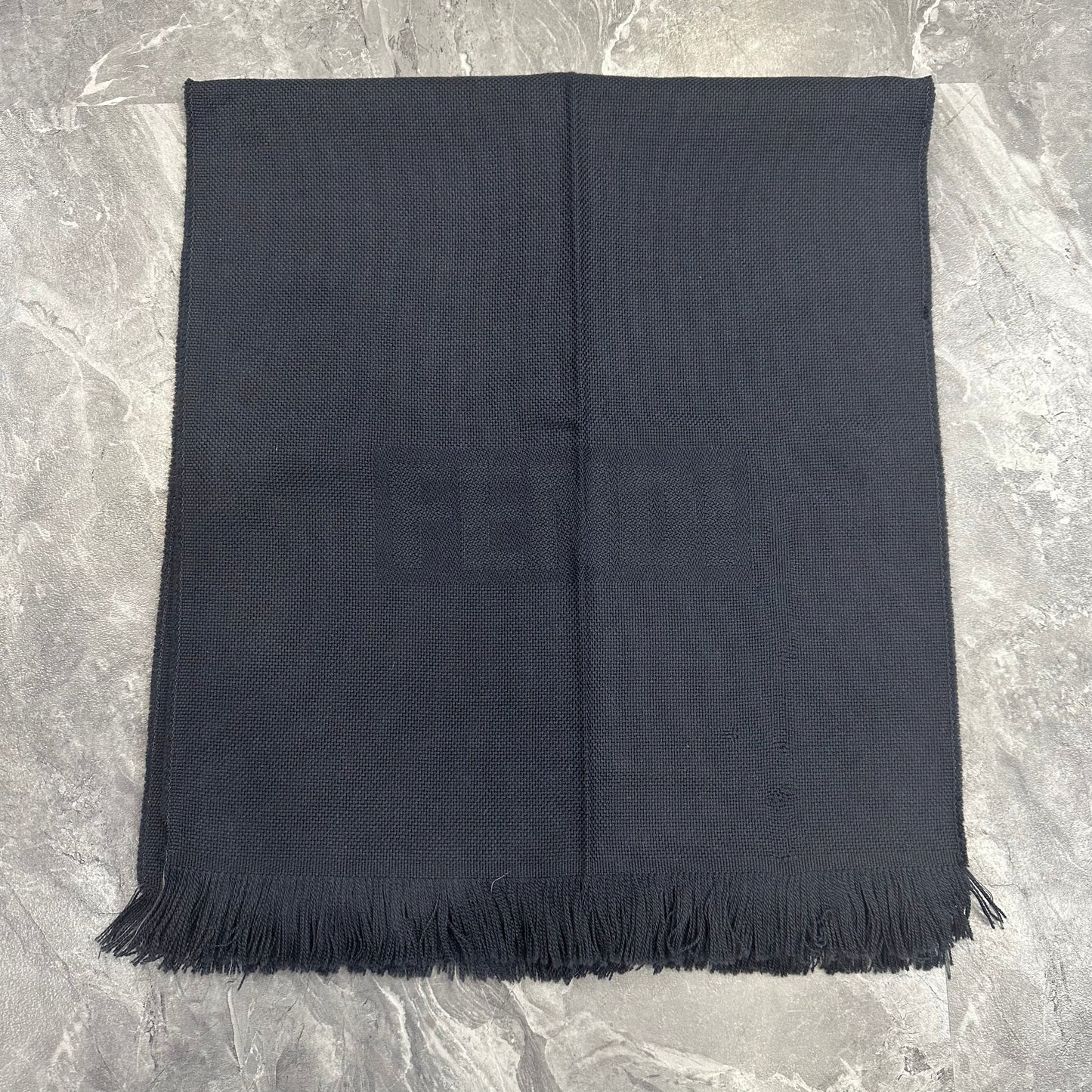 FENDI Wool Logo Scarf (Pre-Owned)