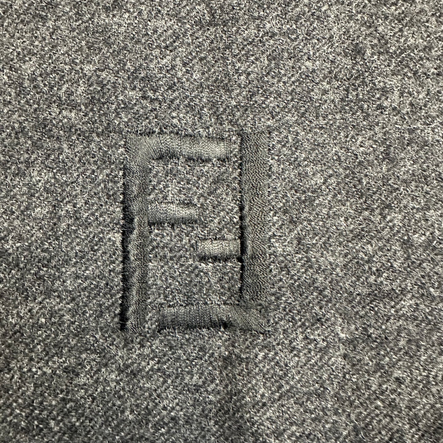Fendi Logo Embroidered Fringe Scarf (Pre-Owned)