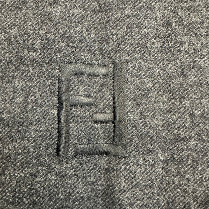 Fendi Logo Embroidered Fringe Scarf (Pre-Owned)