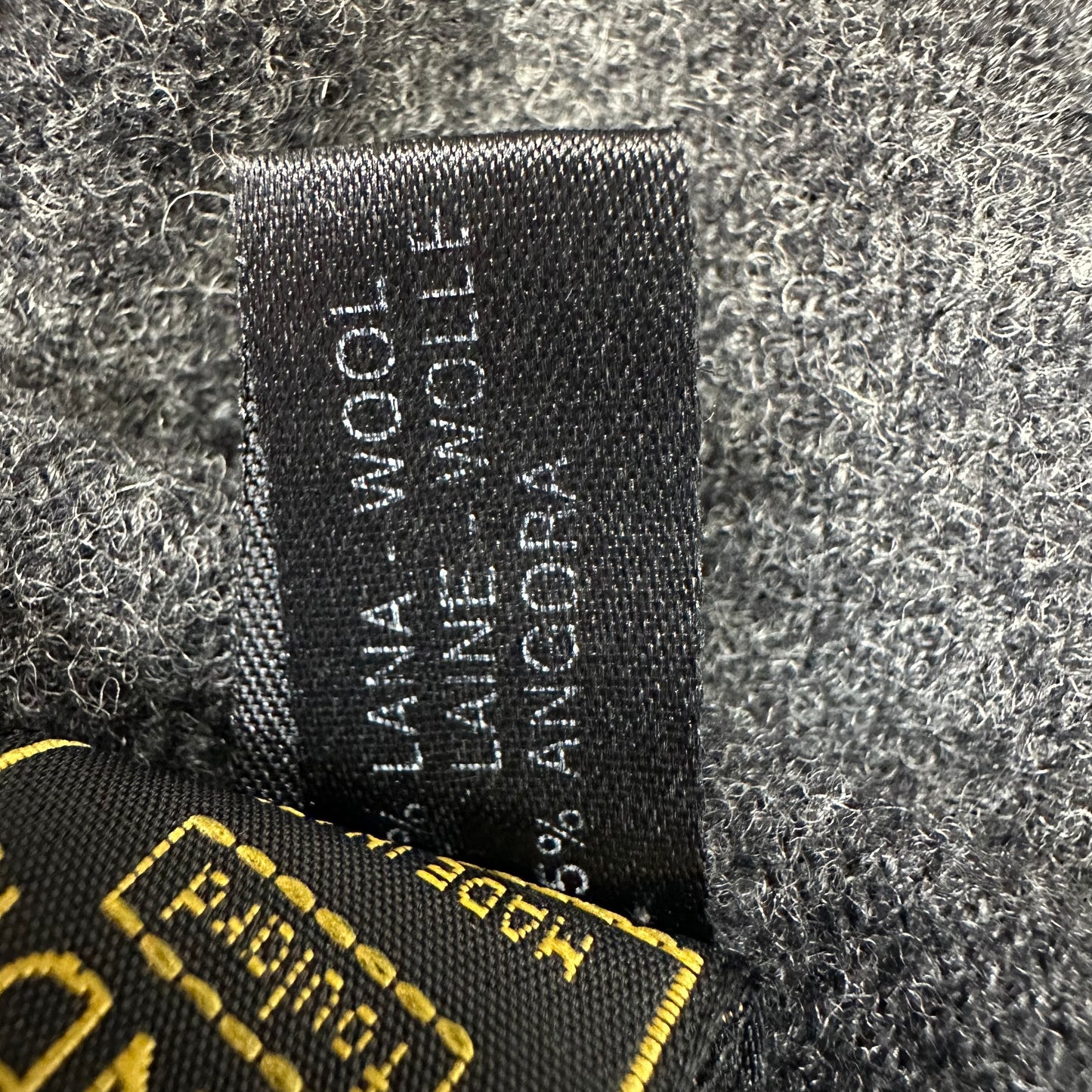 Fendi Logo Embroidered Fringe Scarf (Pre-Owned)