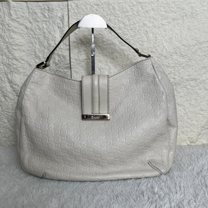 Gucci GG Embossed Leather Shoulder Bag (Pre-Owned)