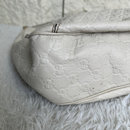 Gucci GG Embossed Leather Shoulder Bag (Pre-Owned)