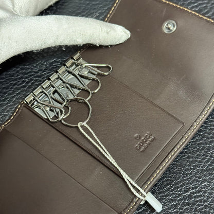 Gucci Monogram帆布钥匙包（二手） 