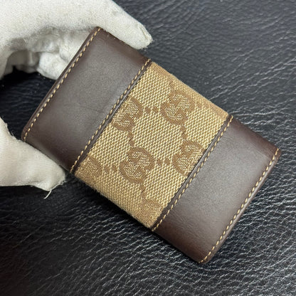 Gucci Monogram帆布钥匙包（二手） 