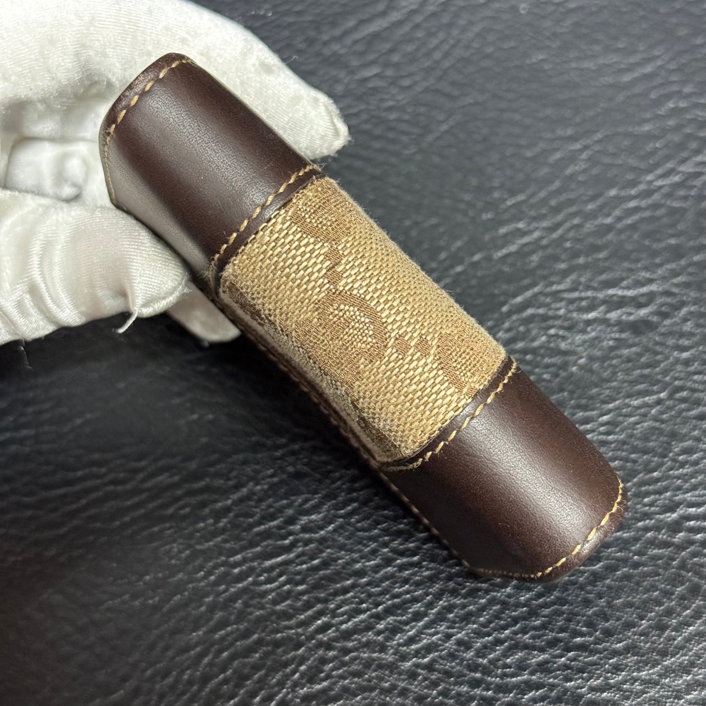 Gucci Monogram帆布钥匙包（二手） 