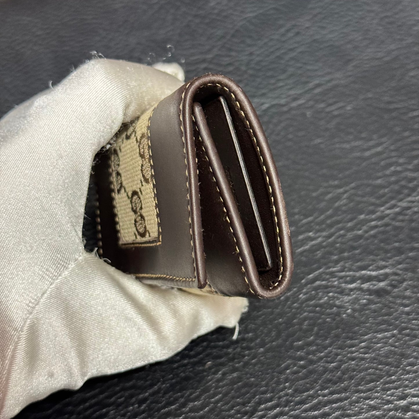 Gucci Monogram帆布钥匙包（二手） 