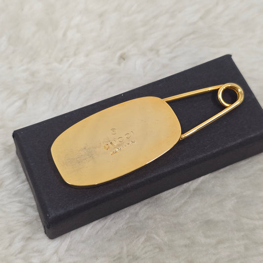 GUCCI Safety Pin Brooch (Pre-Owned)