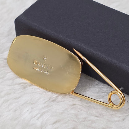 GUCCI Safety Pin Brooch (Pre-Owned)