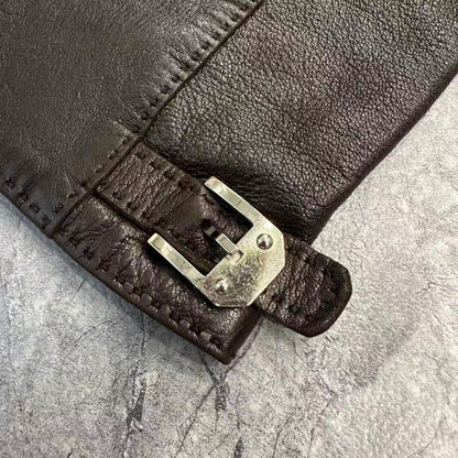 Hermès Kelly Buckle Leather Gloves (Pre-owned)