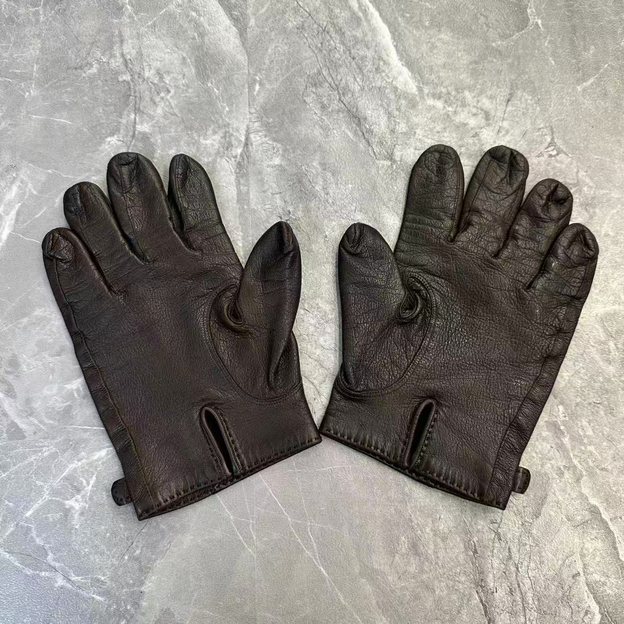 Hermès Kelly Buckle Leather Gloves (Pre-owned)
