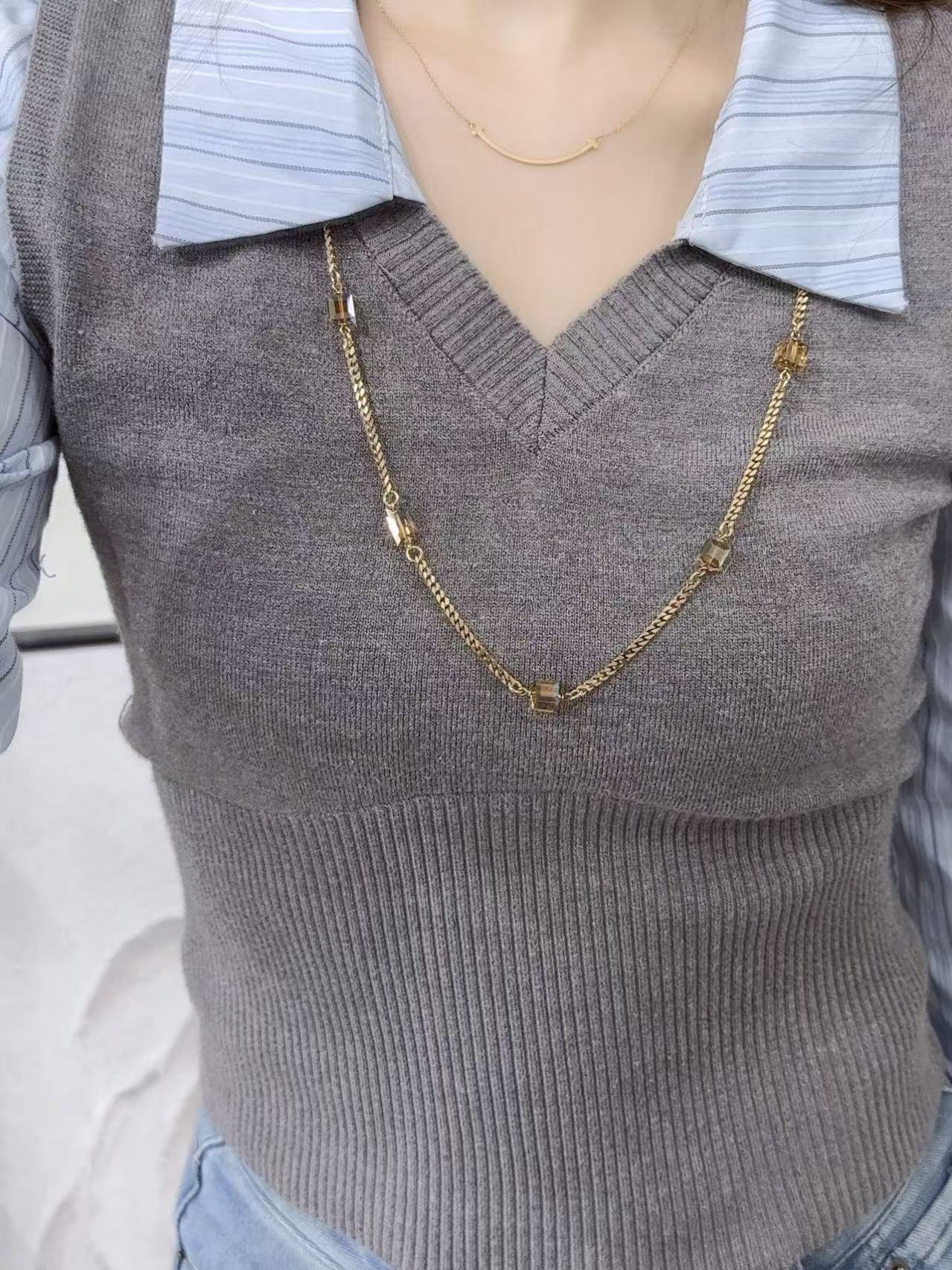 FENDI Sweater Chain Necklace (Pre-Owned)