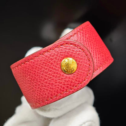 Hermès Wide Leather Bracelet (Pre-Owned)
