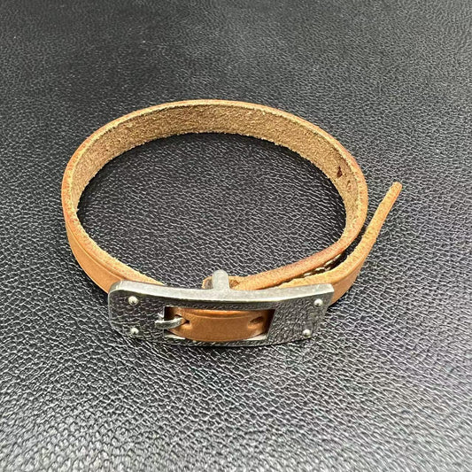 Hermes Leather Bracelet (Pre-owned)