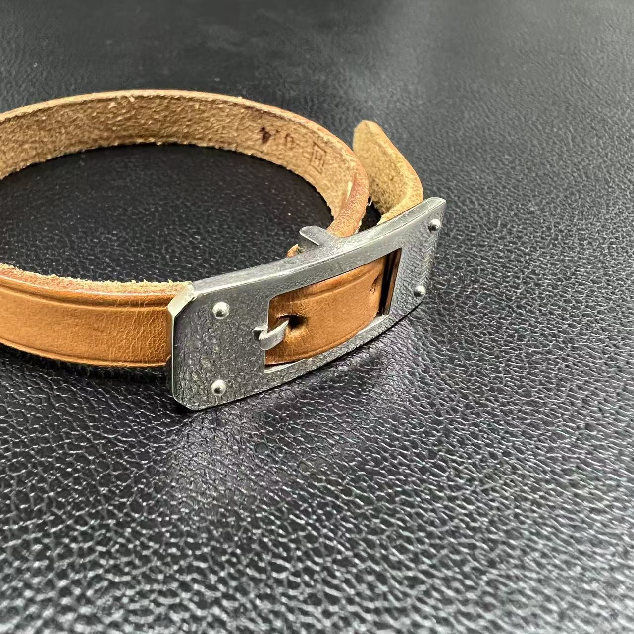 Hermes Leather Bracelet (Pre-owned)