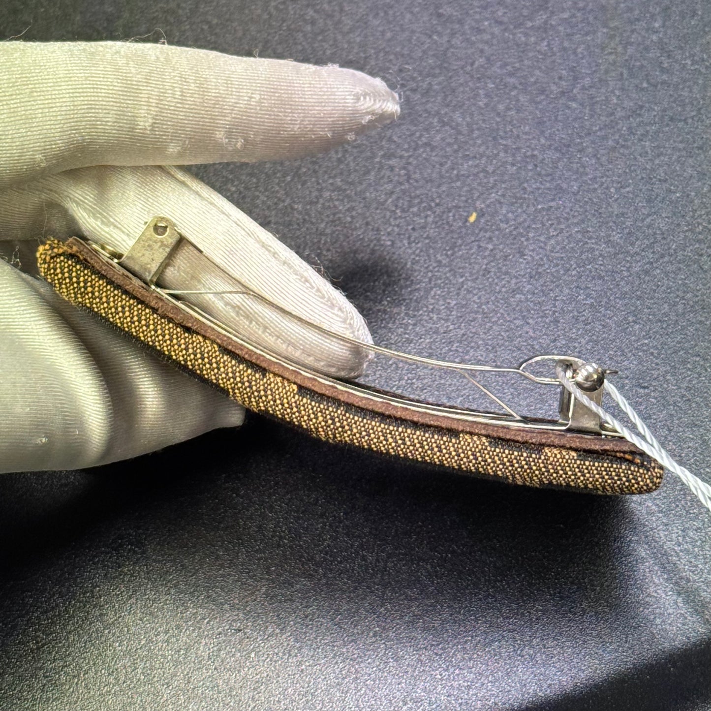 FENDI FF Logo Hair Clip (Pre-Owned)