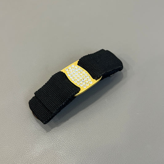 Ferragamo Vara Ribbon Hair Clip (Pre-Owned)
