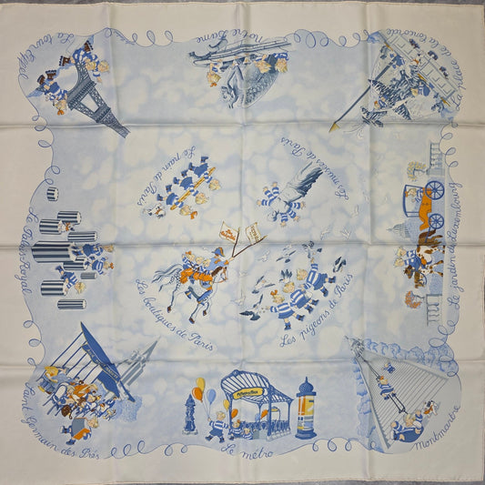 Hermès Les Trois Mousquetaires Silk Scarf (Pre-Owned)