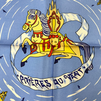 Hermès Carré 90 “Prières au Vent” Silk Scarf (Pre-Owned)