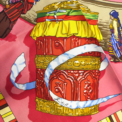 Hermès Carré 90 “Prières au Vent” Silk Scarf (Pre-Owned)