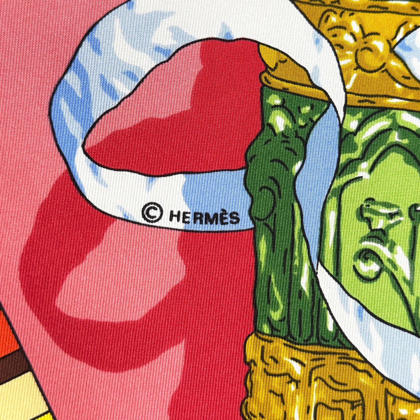 Hermès Carré 90 “Prières au Vent” Silk Scarf (Pre-Owned)