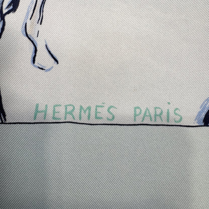 Hermès Scarf “Grandes Courses – Au Champ de Courses” (Pre-Owned)