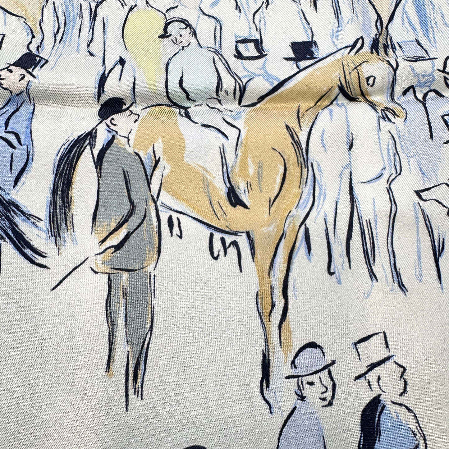 Hermès Scarf “Grandes Courses – Au Champ de Courses” (Pre-Owned)