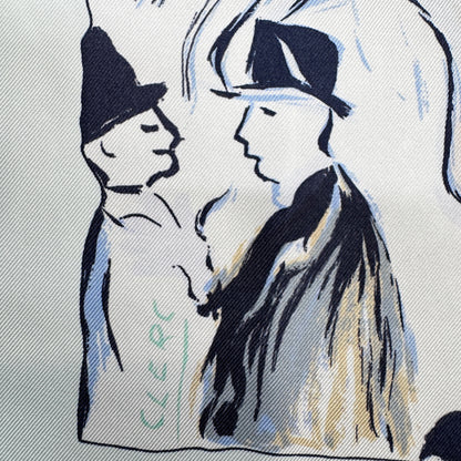 Hermès Scarf “Grandes Courses – Au Champ de Courses” (Pre-Owned)