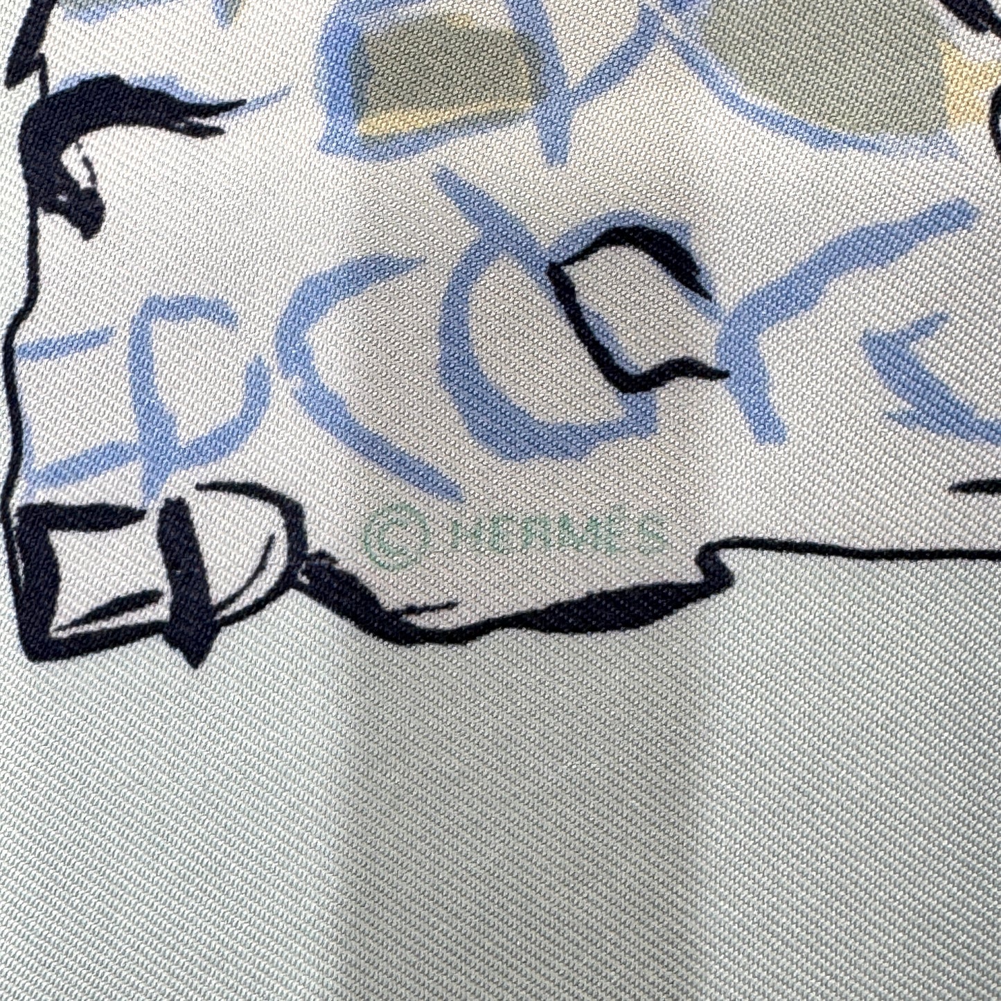 Hermès Scarf “Grandes Courses – Au Champ de Courses” (Pre-Owned)