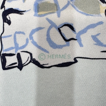 Hermès Scarf “Grandes Courses – Au Champ de Courses” (Pre-Owned)