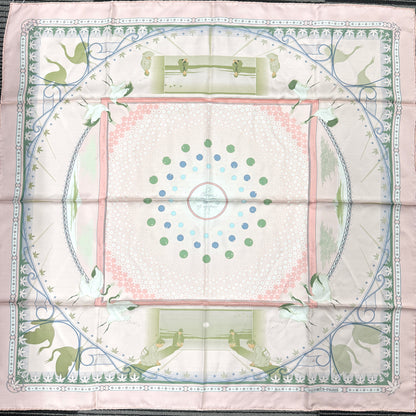 Hermès Le Carré “一期一会” Silk Scarf (Pre-Owned)
