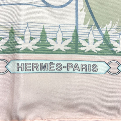 Hermès Le Carré “一期一会” Silk Scarf (Pre-Owned)