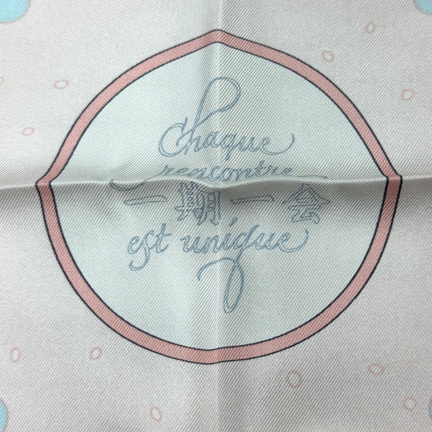 Hermès Le Carré “一期一会” Silk Scarf (Pre-Owned)