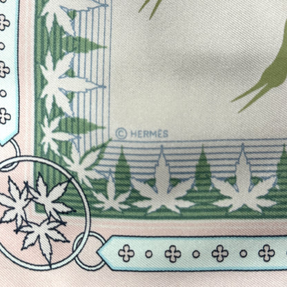 Hermès Le Carré “一期一会” Silk Scarf (Pre-Owned)