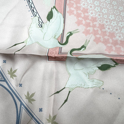Hermès Le Carré “一期一会” Silk Scarf (Pre-Owned)