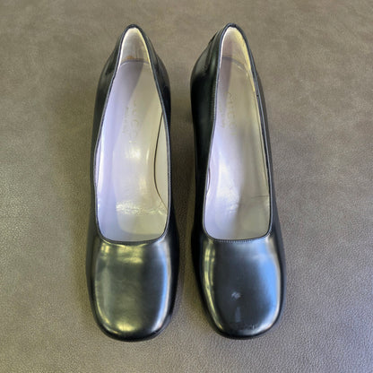 GUCCI Mid-Heel Leather Pumps (Pre-Owned)