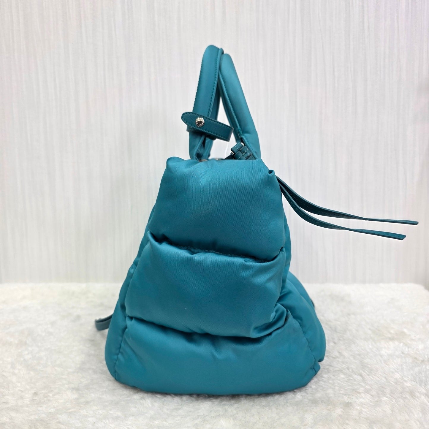 PRADA Padded Nylon Handbag (Pre-Owned)